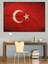 Türk Bayrağı Dekoratif Kanvas - Mdf Ahşap Tablo 3