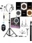 Ensiga Kumandalı Youtuber Tiktok Çekim Işıklı Telefon Tutucu Makyaj Işığı Ring Light 10 Inç + 2.1 M Tripod 1