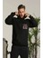 Unisex Kapşonlu Baskılı Sweetshirt 2