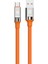 18W Hızlı Şarj Turuncu USB To Type-C Kablo(Samsung & Xiaomi & Iphone 15-16 ve Pro-Max Uyumlu,1metre) 1