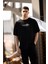 Bisiklet Yaka Baskılı Oversize Tshirt 1