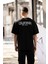 Bisiklet Yaka Baskılı Oversize Tshirt 2