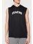 Kapşonlu Kolsuz Baskılı Oversize Tshirt 1