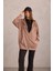 Vizon Oversize Kapüşonlu Hırka 1