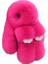 Üç Model Boyutu Rex Tavşan Kürk Sevimli Kabarık Tavşan Anahtarlık Gerçek Kürk Anahtar Zincirleri Çanta Oyuncaklar Bebek Güzel Renk: Gül Kırmızı / Boyut: 13 cm (Yurt Dışından) 1