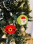 Yılbaşı Ağacı Süsü -Noel Babalı Punch Süsü 2’li Çam Ağacı Süsü 8 cm 1