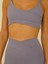Paria Çapraz Detay Spor Lila Crop 5