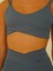 Paria Çapraz Detay Spor Indigo Crop 5