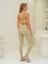 Mai Kratos Basic Spor Soft Haki Crop 1
