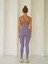 Mai Fold Kaplı Spor Lila Crop 4