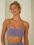 Mai Fold Kaplı Spor Lila Crop 5
