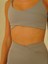 Mai Paria Çapraz Detay Spor Gri Crop 5
