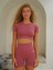 Mai Rufus Kiremit Kısa Kollu Crop Top 2