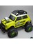 Oyuncak 2.4ghz Uzaktan Kumandalı Full Fonksiyon Şarjlı Işıklı Bigfoot Off-Road Retro Araba Yeşil 4