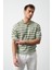 Çizgili Regular Fit Ince Triko Erkek T-Shirt 3