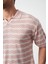 Çizgili Regular Fit Ince Triko Erkek T-Shirt 5