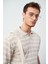 Çizgili Regular Fit Ince Triko Erkek T-Shirt 4