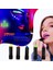 Karanlıkta Parlayan Yanan Uv Neon Ruj Yüz Boyama 6 Adet 6 Renk 3