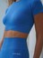 Mai Rufus Mavi Kısa Kollu Crop Top 3