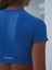 Mai Rufus Mavi Kısa Kollu Crop Top 5