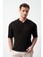 Oversize Polo Yaka Ince Triko Erkek T-Shirt 1