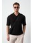 Oversize Polo Yaka Ince Triko Erkek T-Shirt 4