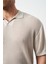 Oversize Polo Yaka Ince Triko Erkek T-Shirt 5