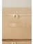 4'lü Büyük Boy Bej Pötikare Baza Altı Hurç Set 62 x 46 x 22 cm 4