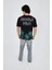 Erkek Baskılı Bisiklet Yaka Tshirt 2