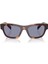 Pr B09S 15W03N 54 Unisex Oval Kırçıllı Kahverengi Kemik Güneş Gözlüğü 2