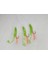 Silikon At Çek Takımı (2 Ad) Silikon Balıklı Çapari 6,5 cm Fıstık Glowlu 1