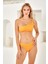 Tek Omuz Taş Baskılı Bikini Takım 254250 4