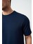Modal Kumaş Regular Fit Sıfır Yaka T-Shirt 5