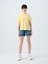 Regular Fit Sarı Kadın T-Shirt LF2038993 3