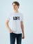 Regular Fit Beyaz Erkek T-Shirt LF2038590 1