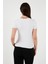 Kısa Kollu Beyaz Kadın T-Shirt 25Y0444K1 3