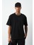 Ön Baskılı Boxy Fit Bisiklet Yaka T-Shirt 1