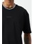 Ön Baskılı Boxy Fit Bisiklet Yaka T-Shirt 5