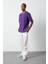 Ön Baskılı Boxy Fit Bisiklet Yaka T-Shirt 2