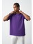 Ön Baskılı Boxy Fit Bisiklet Yaka T-Shirt 3