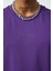 Ön Baskılı Boxy Fit Bisiklet Yaka T-Shirt 5