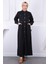 Siyah Cepli Kot Elbise 1