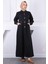 Siyah Cepli Kot Elbise 2