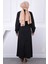 Siyah Cepli Kot Elbise 3