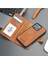 Casper Apple iPhone 15 Pro Max Deri Kılıf Magsafe Mıknatıslı Ayrılabilir Cüzdan-Taba 5