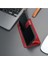 Casper Apple iPhone 16 Pro Max Deri Kılıf Mıknatıslı Ayrılabilir Cüzdan-Kırmızı 4