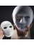 Beyaz Renk Boyanabilir Anonim Tam Yüz Cosplay Maske 24x18 cm 2