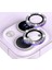 Iphone 15 / 15 Plus Uyumlu Parlak Taşlı Kamera Lens Koruyucu 2