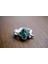 0.48 ct Natural Zümrüt Taşlı Sallantılı Gümüş Küpe 2