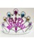 Gümüş Renk Happy Birthday Yazılı Doğum Günü Tacı 1